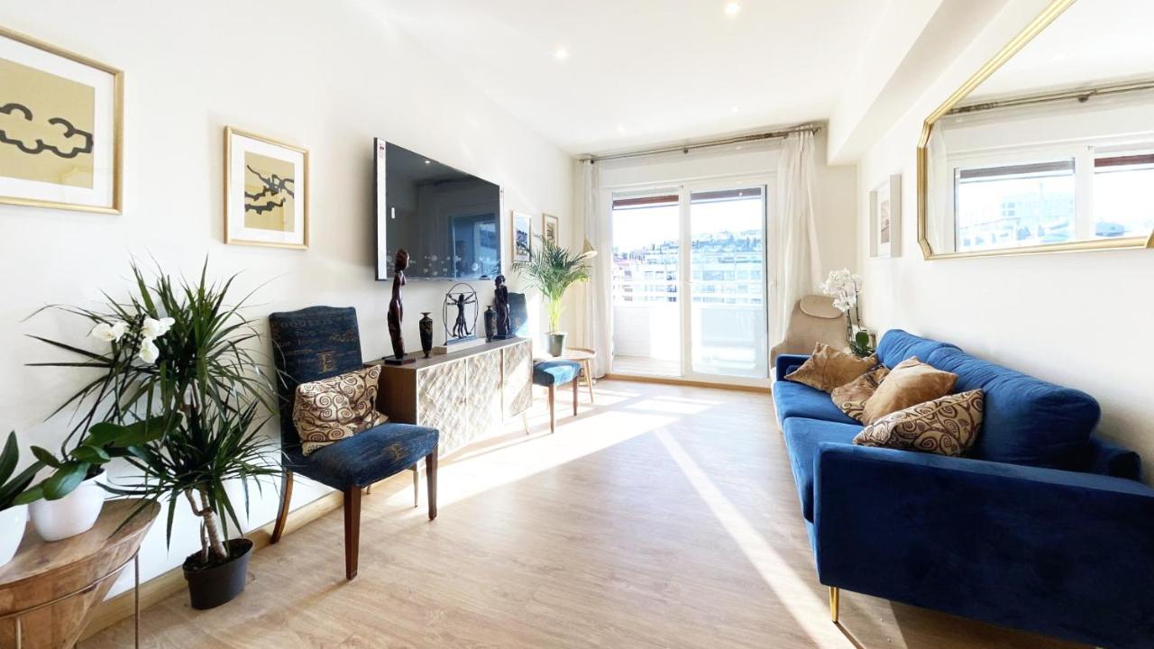 Paradise Luxurious Flat, Free Parking, 3 Double Rooms, Terrace, Jacuzzi, Fully Renovated San Sebastián Exterior foto