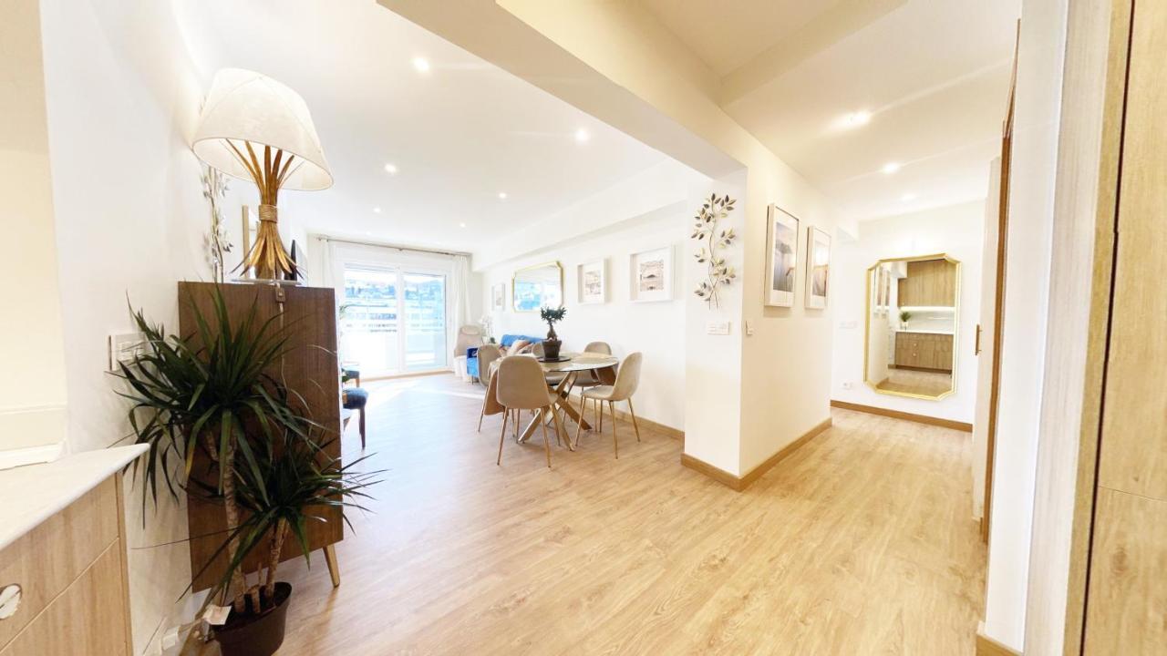 Paradise Luxurious Flat, Free Parking, 3 Double Rooms, Terrace, Jacuzzi, Fully Renovated San Sebastián Exterior foto